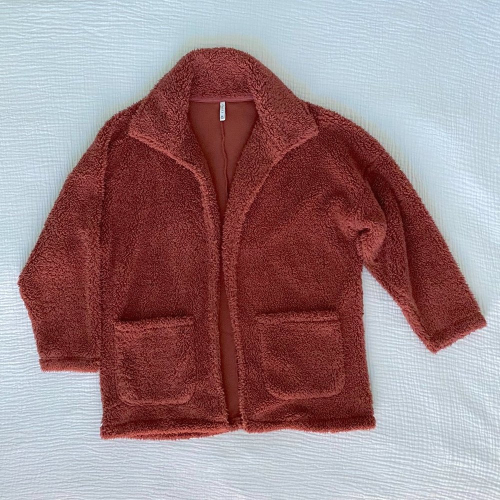 Z Supply Sherpa Oversized Teddy Coat (XS)